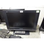 Panasonic Viera flat screen TV with remote