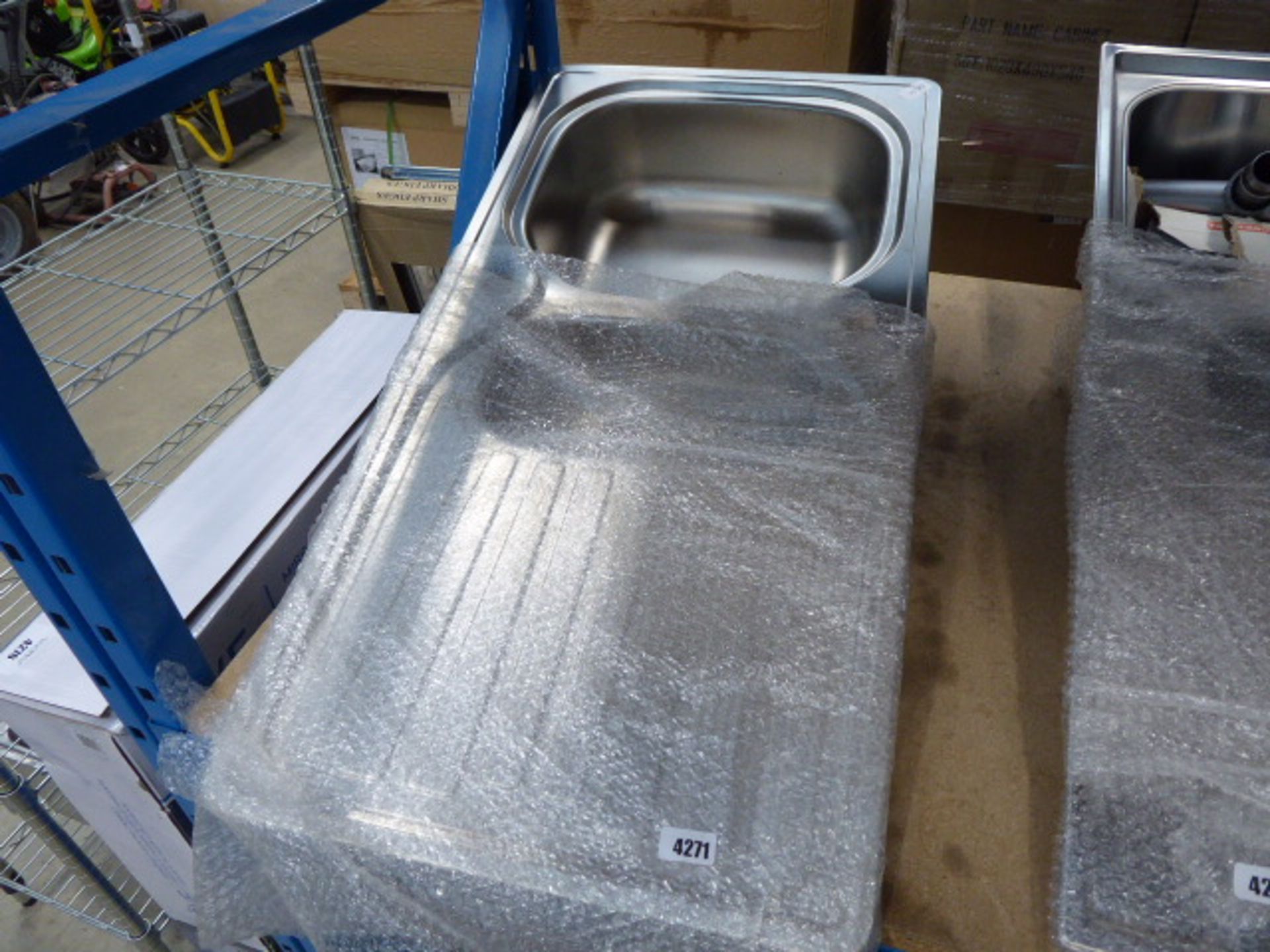 1.5 bowl stainless steel sink