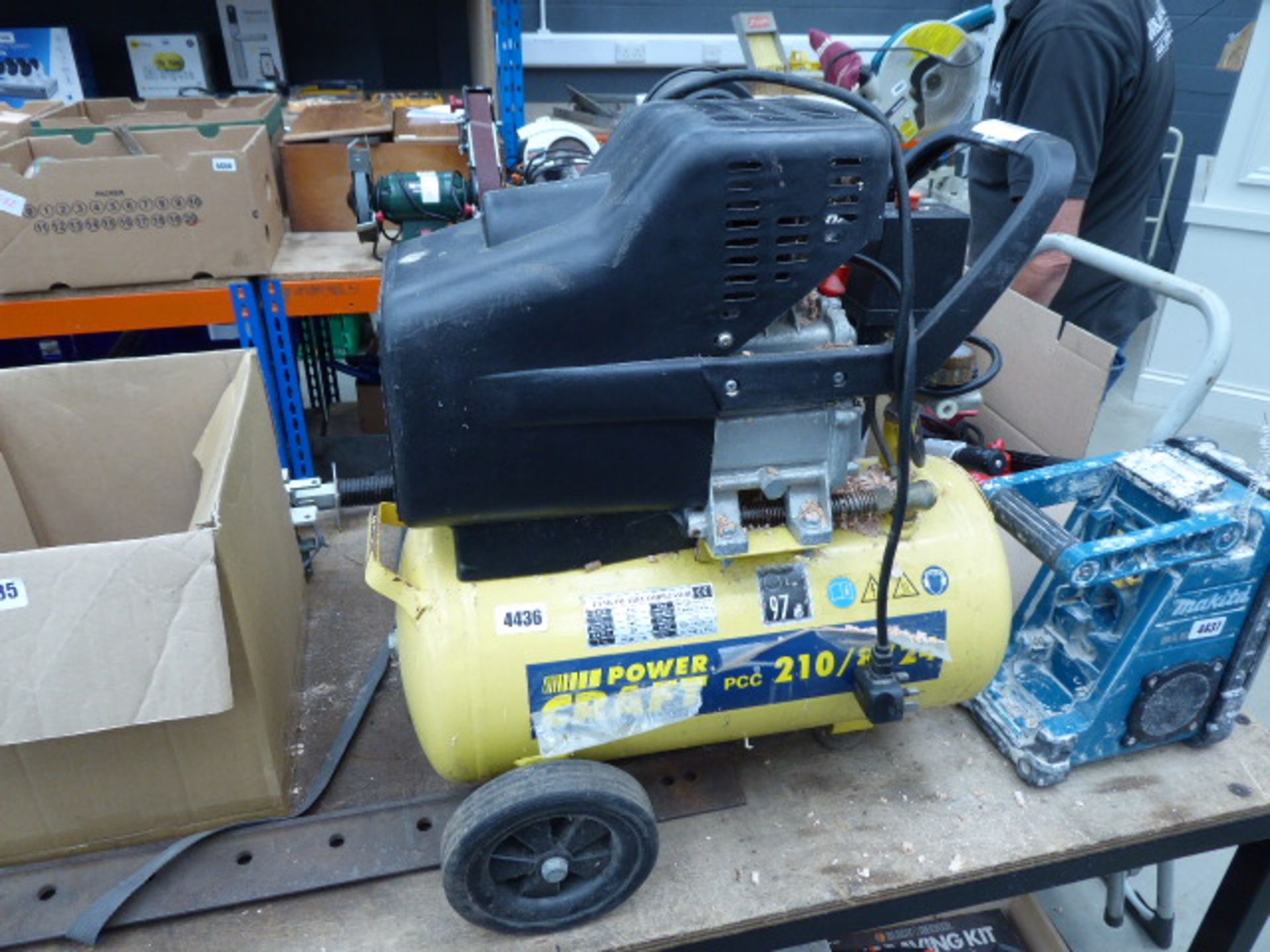 Yellow Powercraft electric compressor