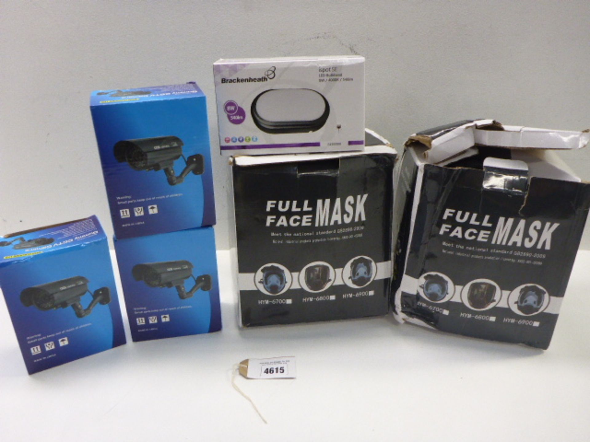 Face masks, dummy cameras and bulk headlight