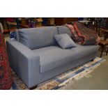 Grey fabric 3 seater sofa (incomplete af)
