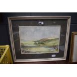 5425 David Green watercolour of The Lake District