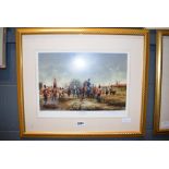 2 David Cartwright prints - Preparing for Waterloo and The Defence of Rorks Drift