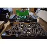 693 (RR aug) A quantity of Hornby O gauge track, points, level crossing etc., some boxed (qty)