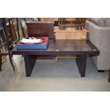 5098 Faux leather coffee table
