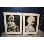 Pair of prints depicting classical figures