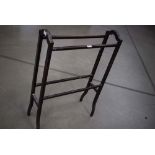 5074 Dark stained towel rail