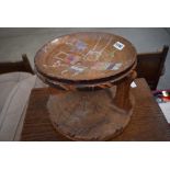 5072 African painted stool