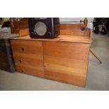 Pine storage seat
