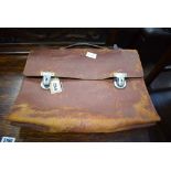 2 leather briefcases
