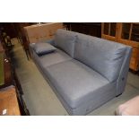 Grey fabric 2 seater sofa (incomplete af)