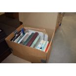 Box containing quantity of Bedfordshire local history reference books including Godber's History