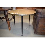 Circular tripod coffee table