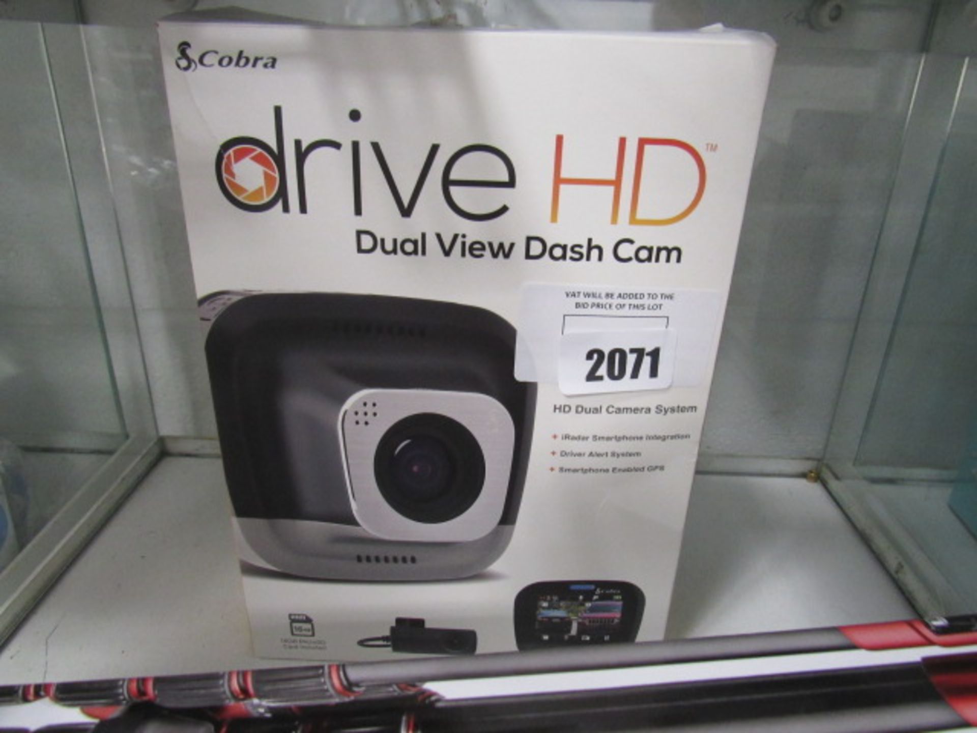 Drive HD duel view dash cam in box