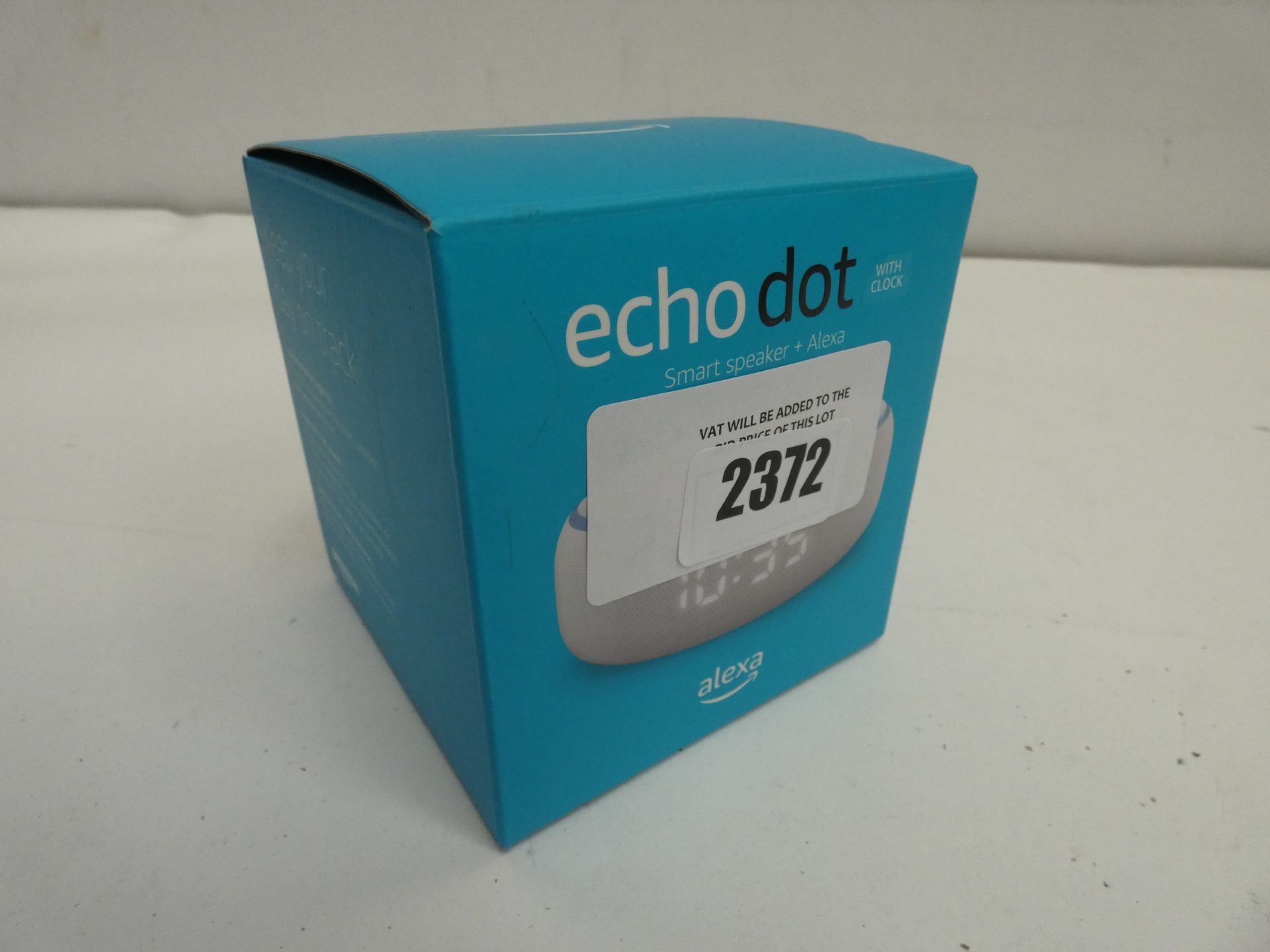 Amazon Echo Dot with clock