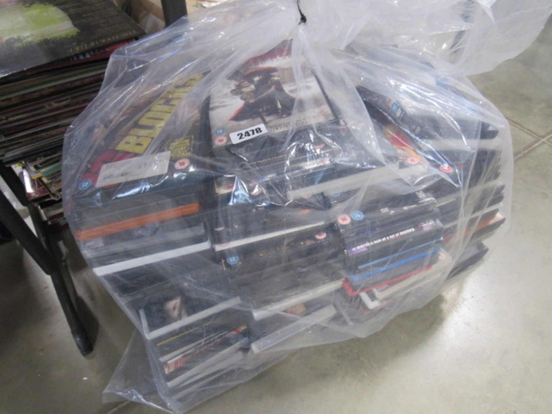 Large bag of DVD films
