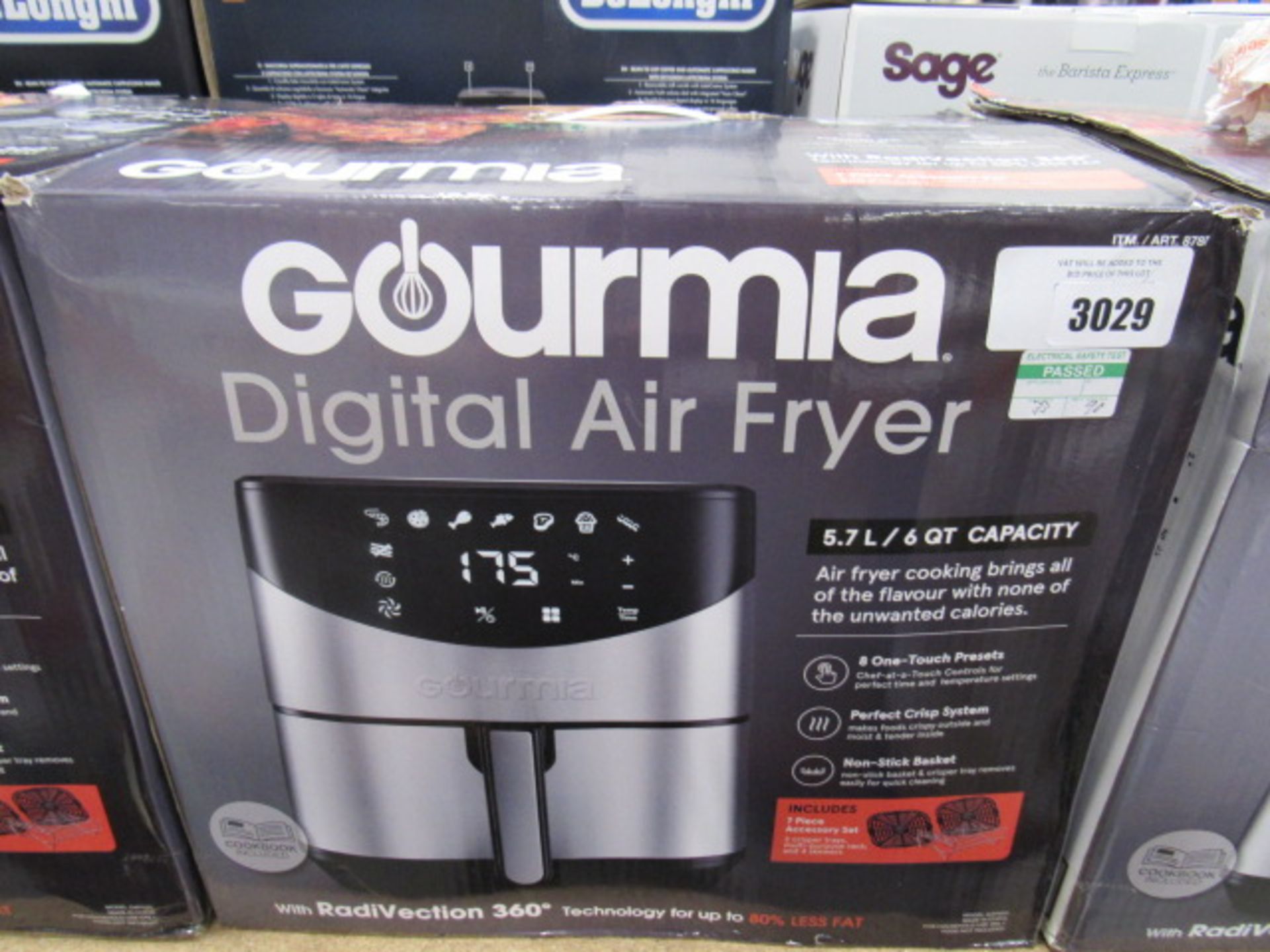 Boxed Gourmet digital air fryer