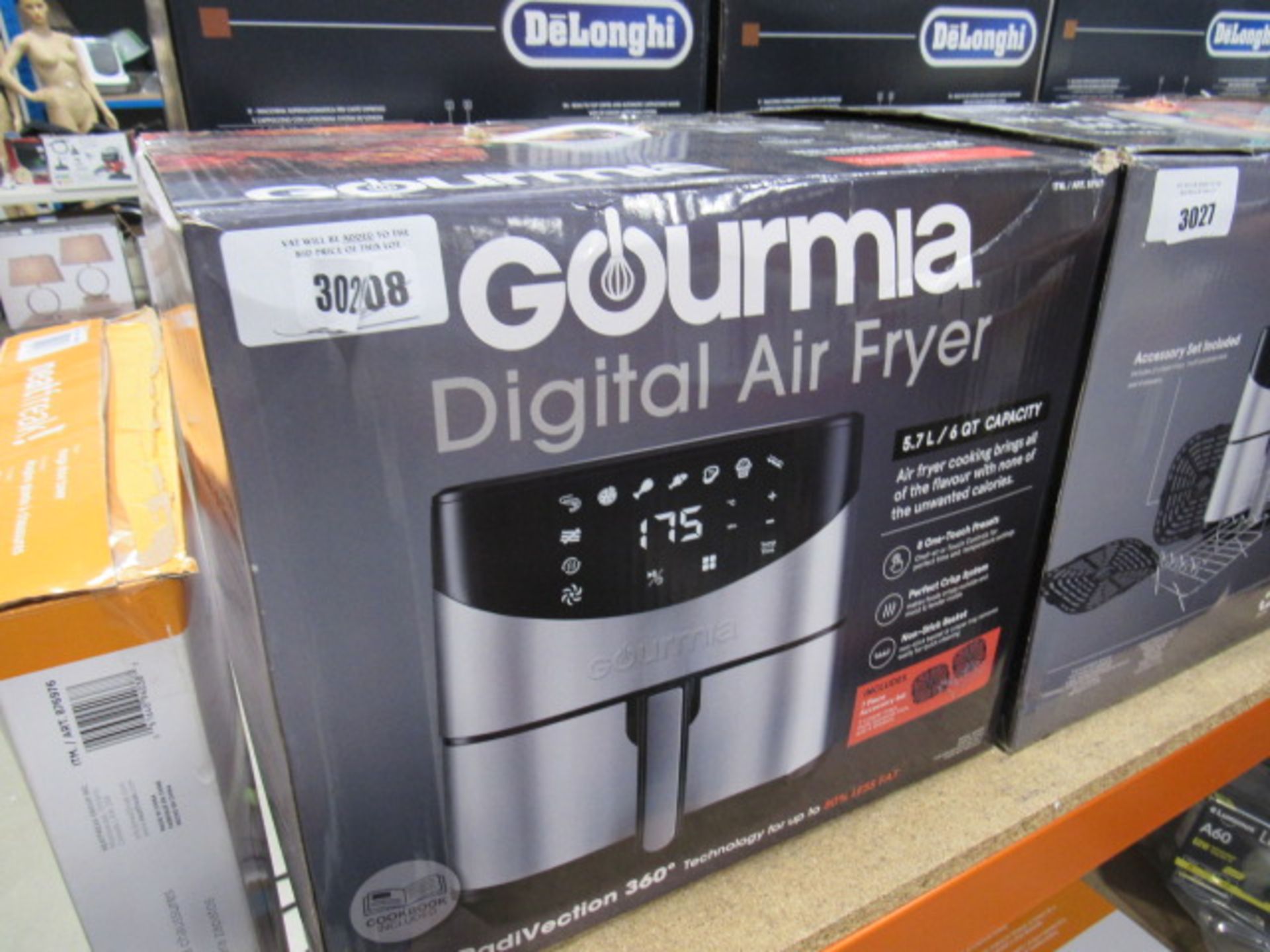 3008 - Boxed Gourmet digital air fryer