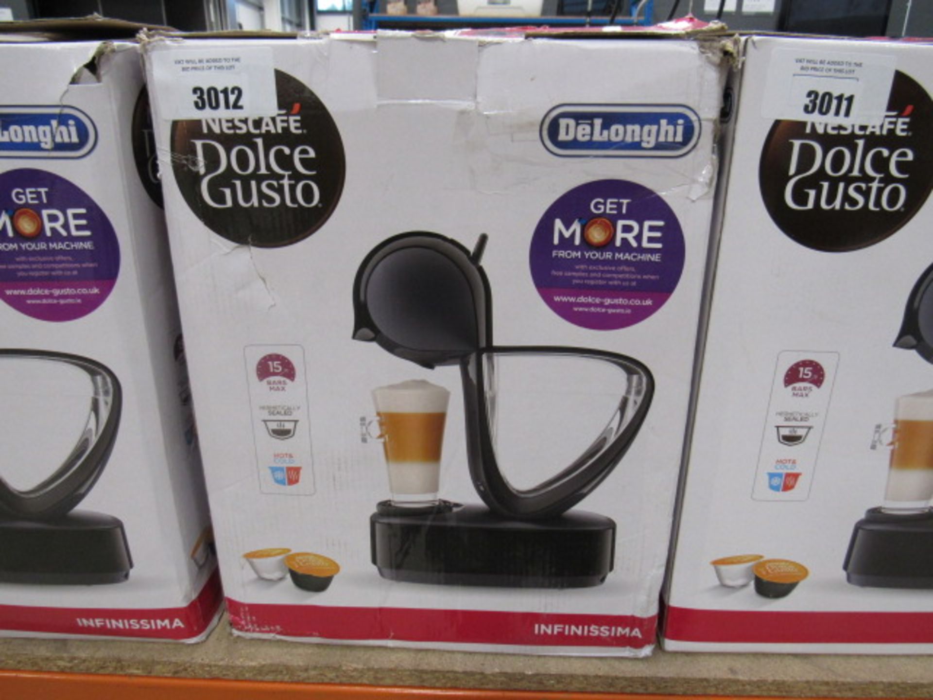 Boxed Nescafe Dolce Gusto coffee machine