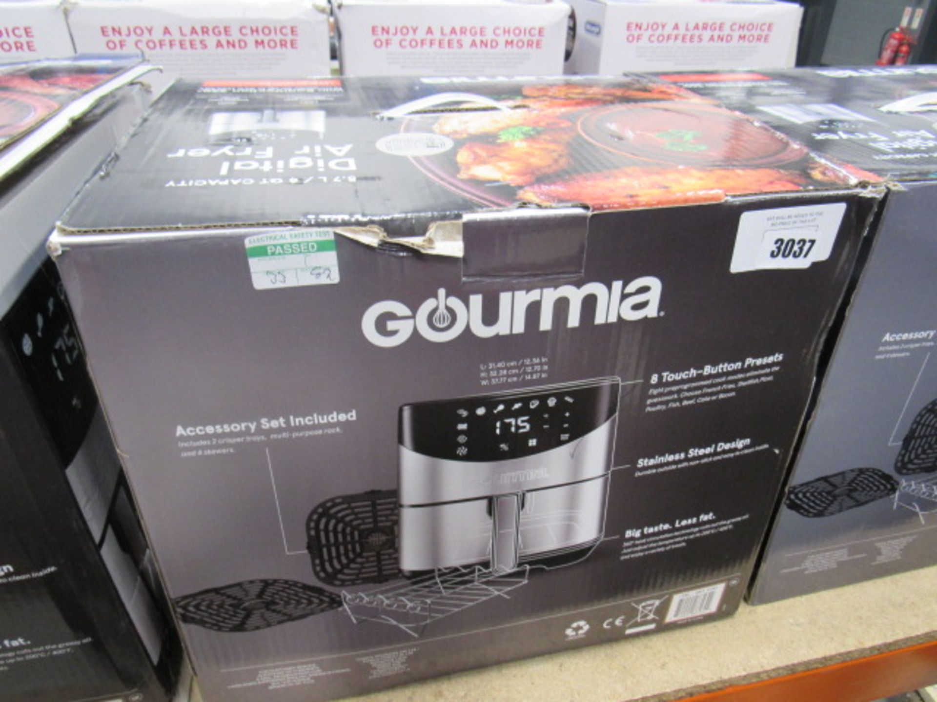 Boxed Gourmet digital air fryer