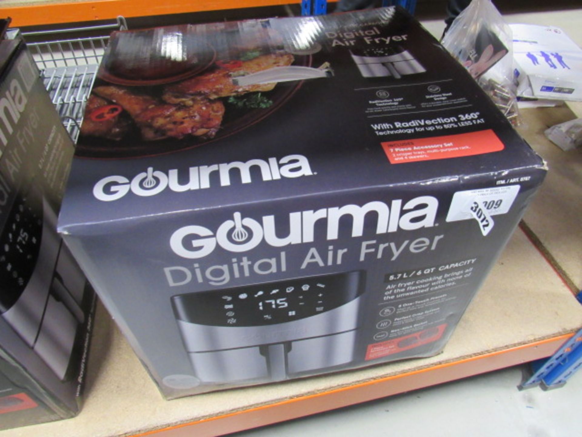 3009 - Boxed Gourmet digital air fryer