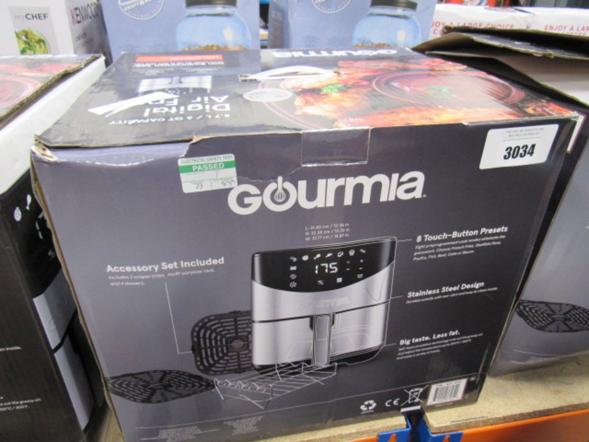 Boxed Gourmet digital air fryer