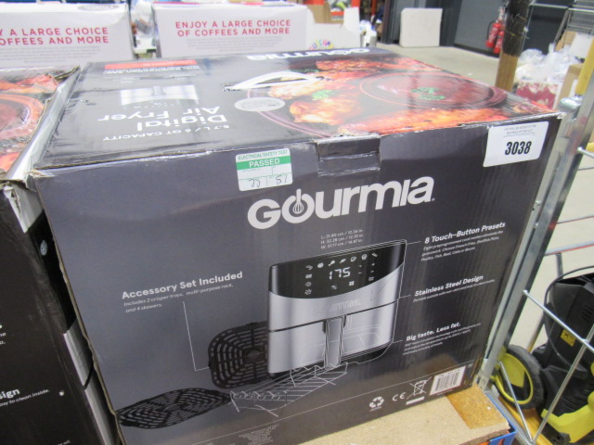 Boxed Gourmet digital air fryer