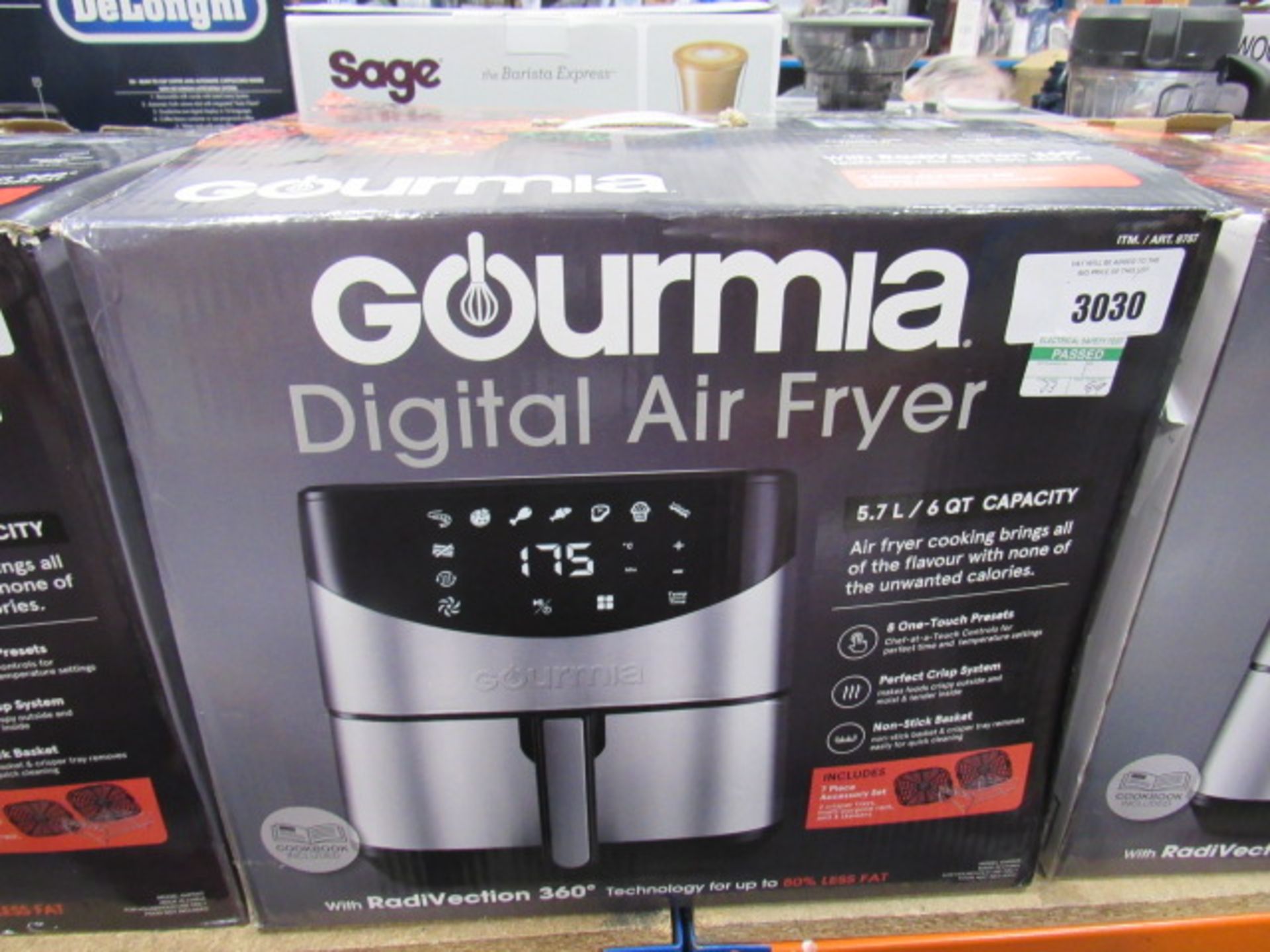 Boxed Gourmet digital air fryer