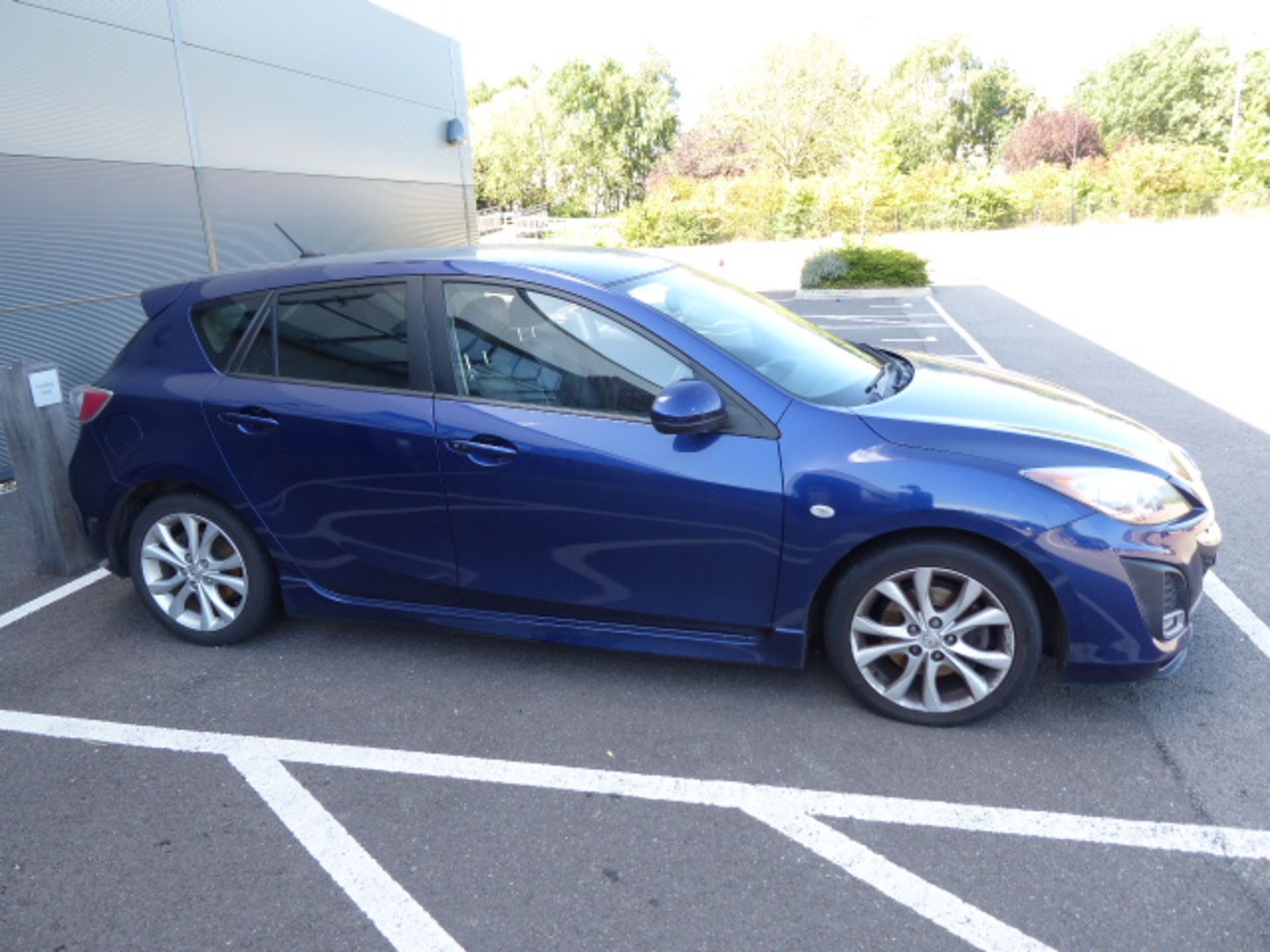 KY12 FHL (2012) Mazda BL A4A 6EU 3 sport D 185 5 door hatchback, diesel 2200cc in blue MOT: tbc - Image 2 of 8