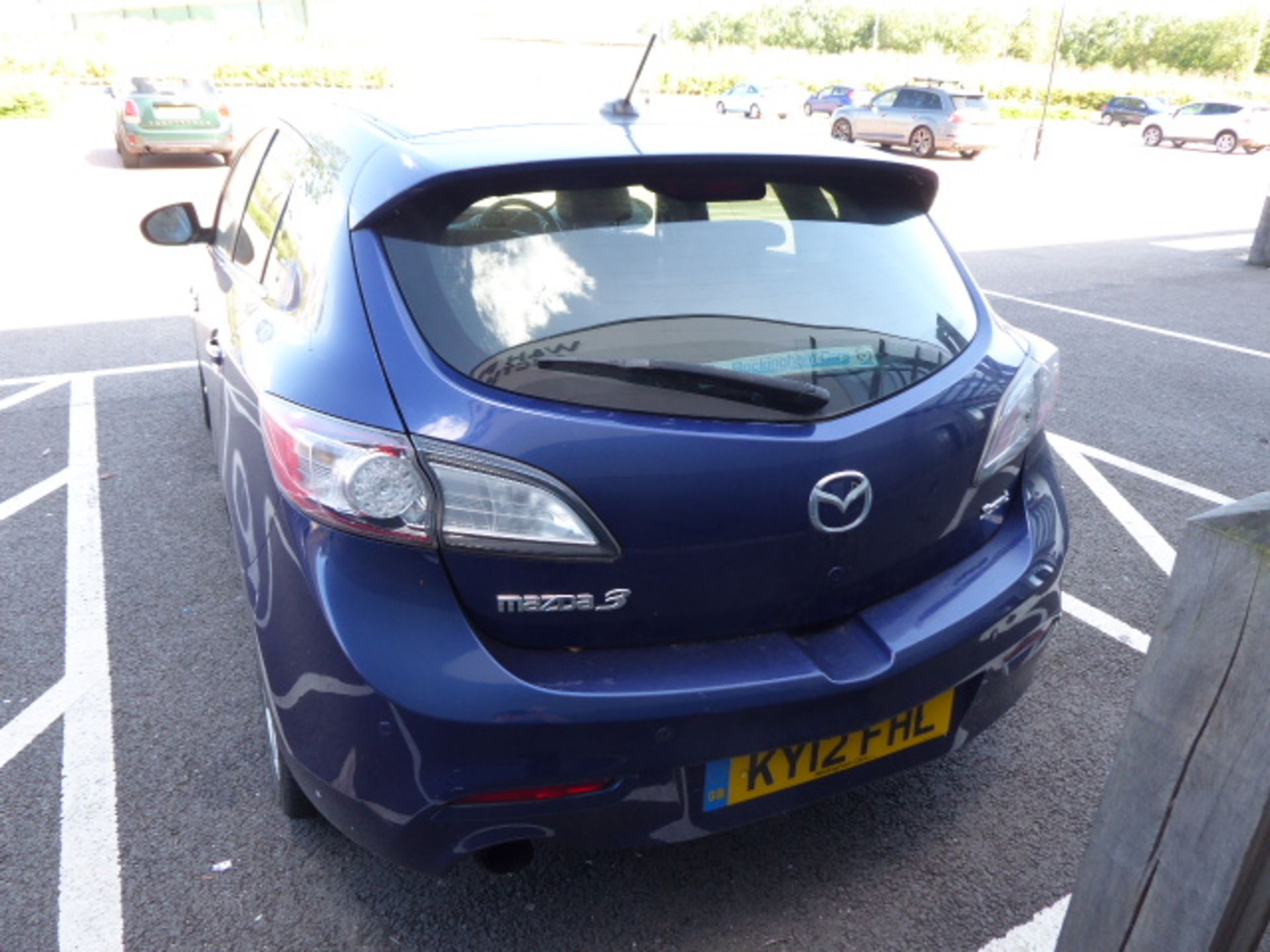 KY12 FHL (2012) Mazda BL A4A 6EU 3 sport D 185 5 door hatchback, diesel 2200cc in blue MOT: tbc - Image 3 of 8