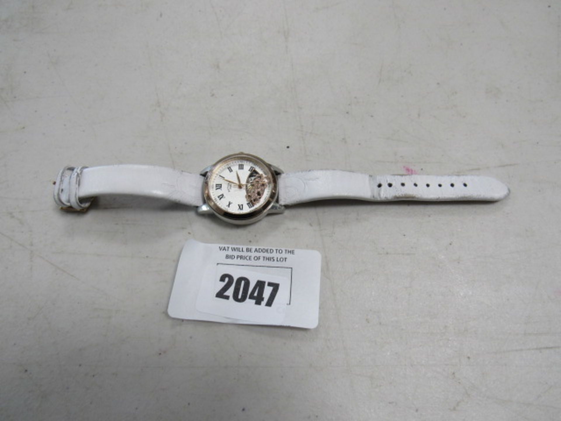 Ladies Rotary open escarpment automatic wrist watch