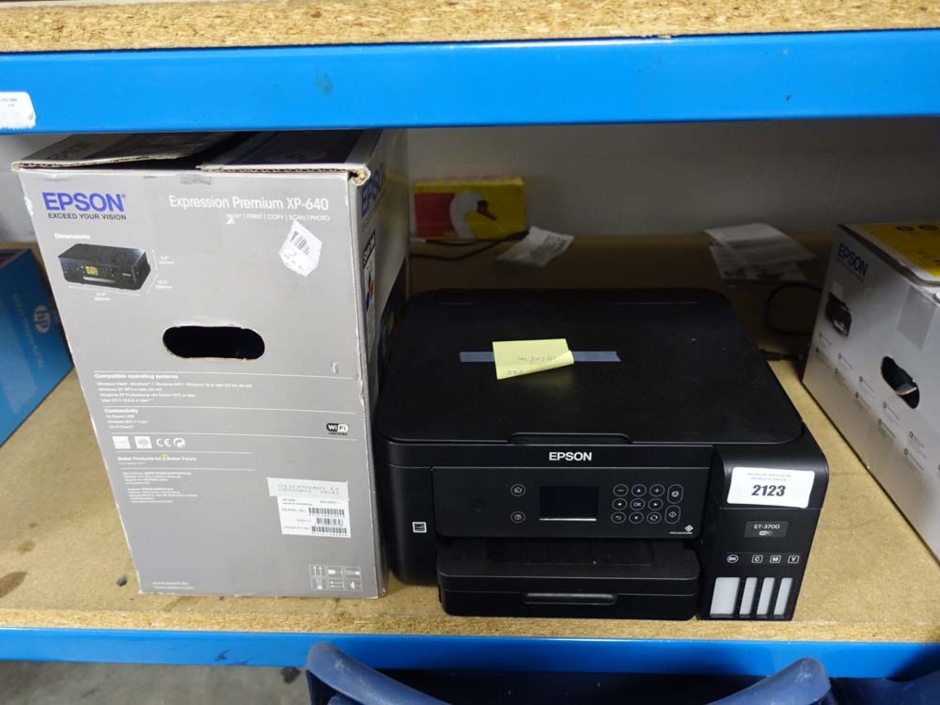 Epson Ecotank ET-3700 with an Epson Expression printer (boxed)