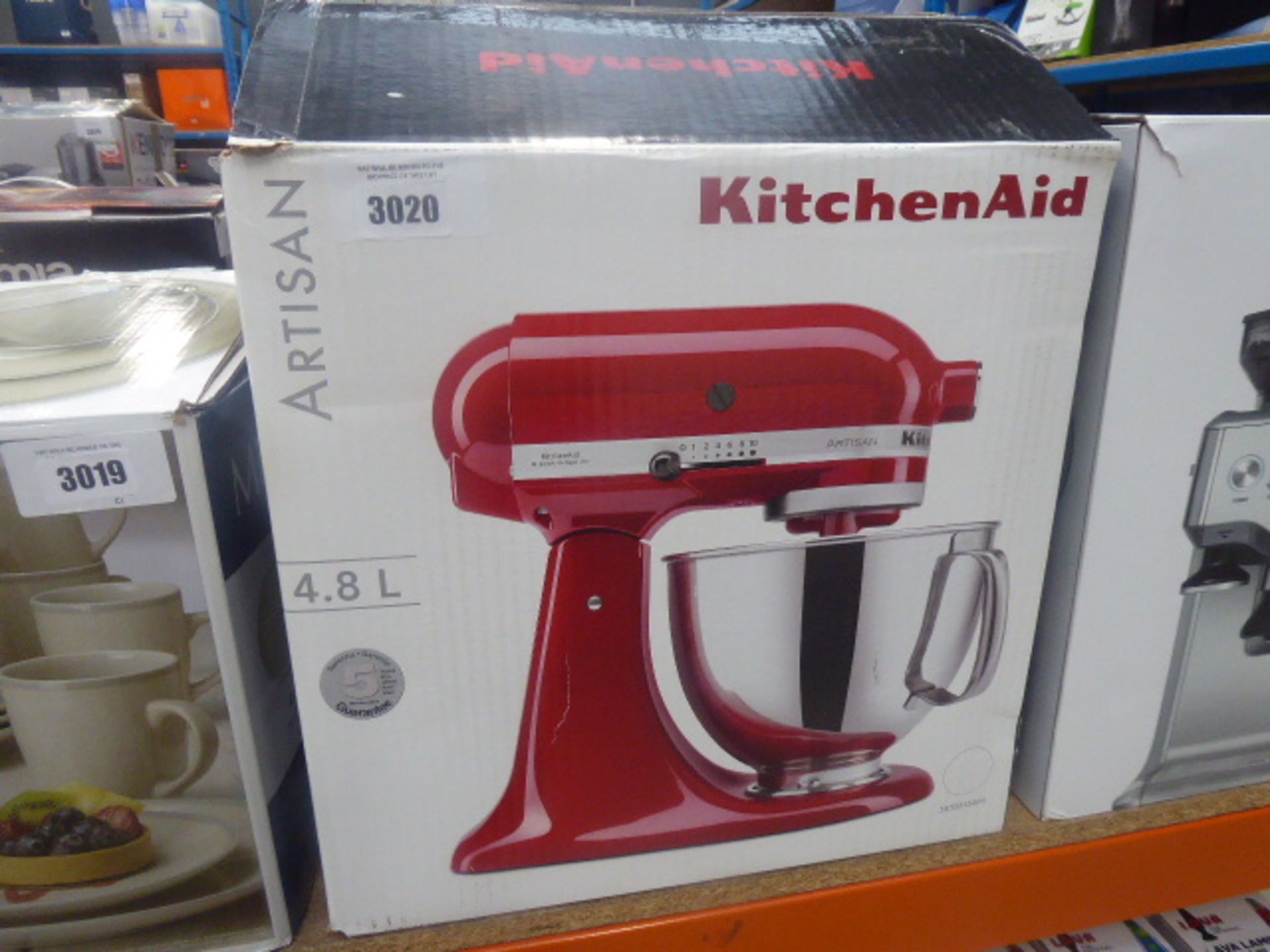 KitchenAid artisan 4.8L food mixer
