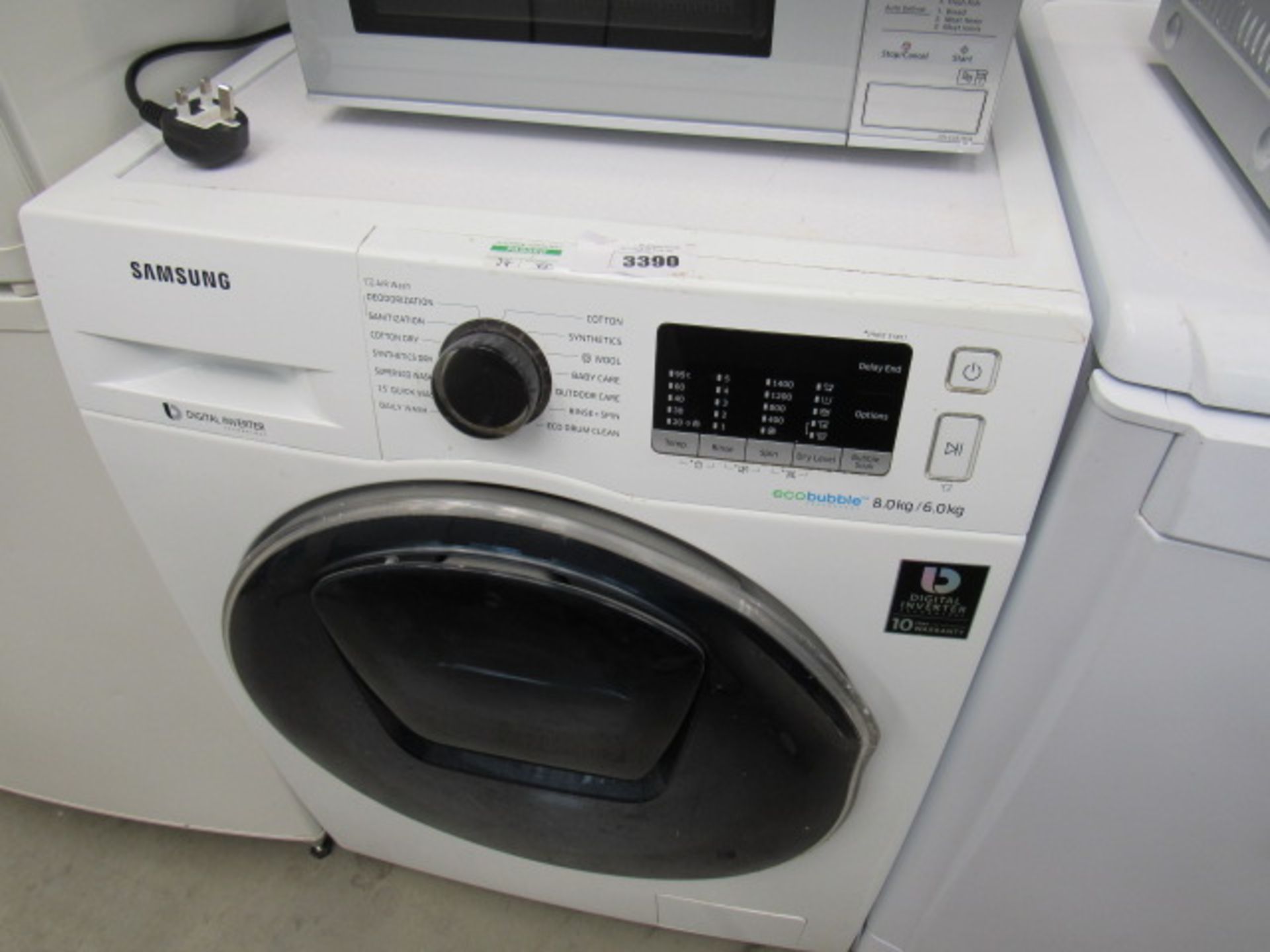 Samsung digital inverter ecobubble 8kg washing machine (85)