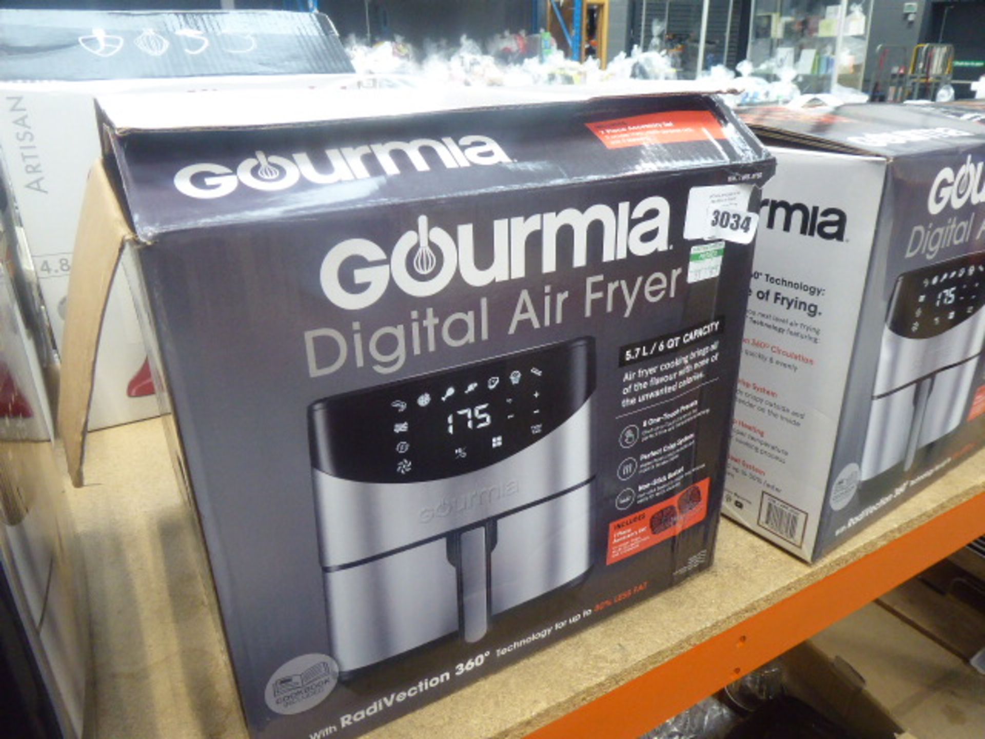 3032 Gourmia digital air fryer