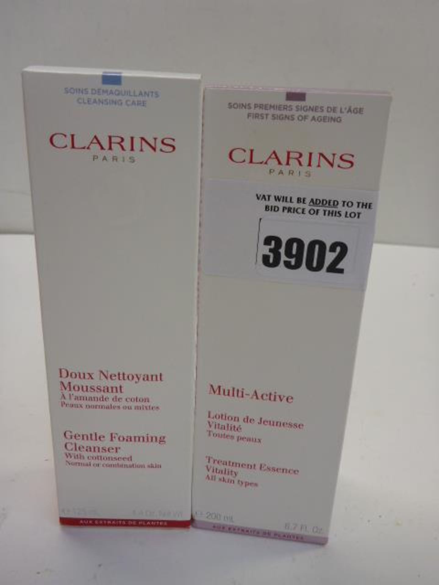 Clarins Multi Active treatment essence vitality 200ml & General Foaming cleanser 125ml