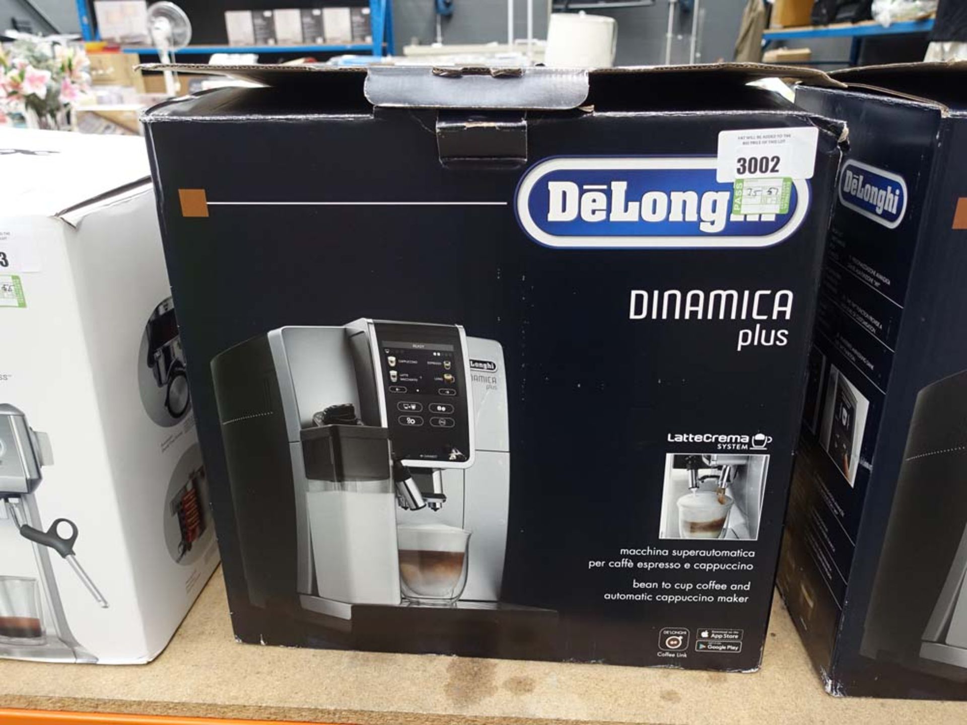 (57) Delonghi Dinamica Plus coffee machine