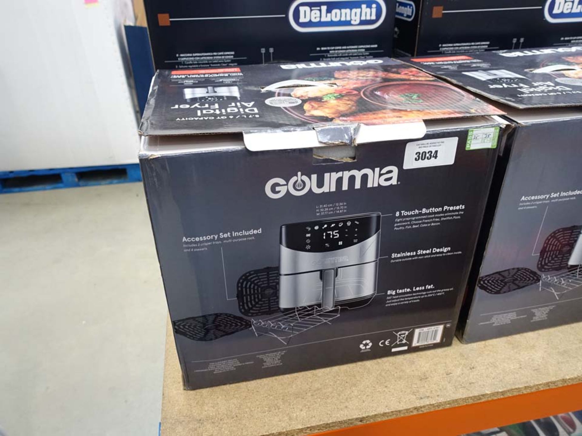 (38) Gourmia digital air fryer