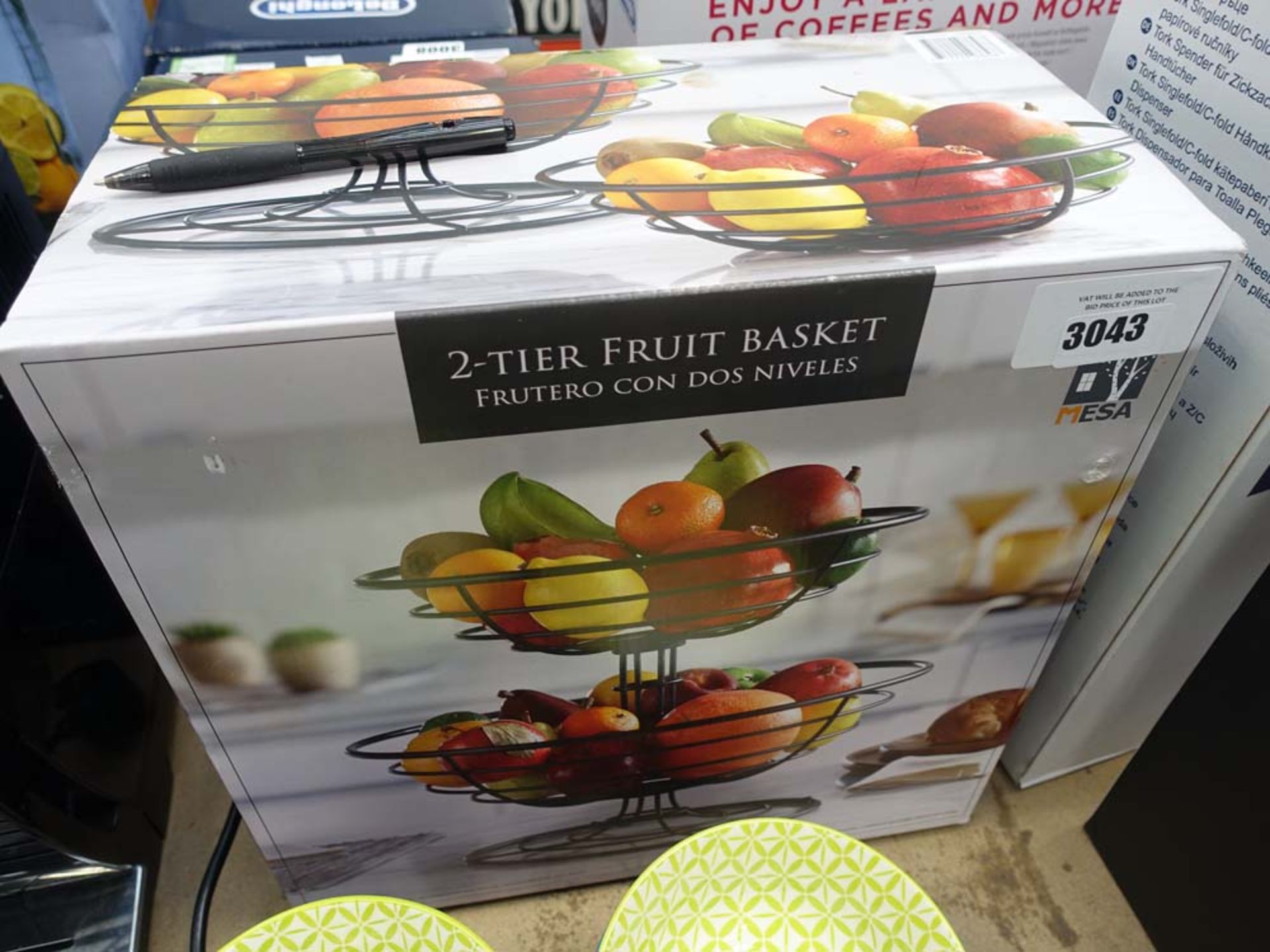 2 tier fruit basket