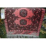 5275 9 - Bokhara pink prayer mat
