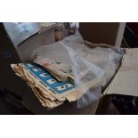 Football magazines, scrapbooks and newspapers
