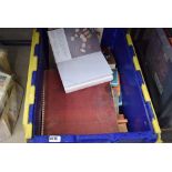 Box containing a quantity of novels and reference books