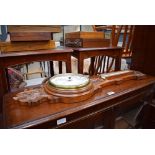 Mahogany framed barometer