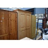 Pine double wardrobe