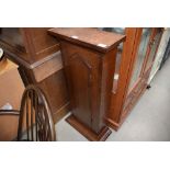 Oak single door cupboard