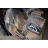 3 bags containing military history reference books