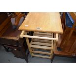 Rubberwood kitchen trolley