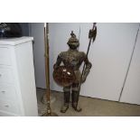 Metal figure of a knight