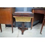 19th century rosewood sewing table