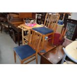 Pair of vanson teak chairs